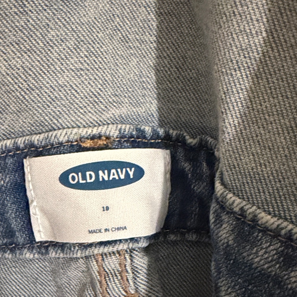 Old Navy Light Blue Denim Overalls - Picture 2 of 4